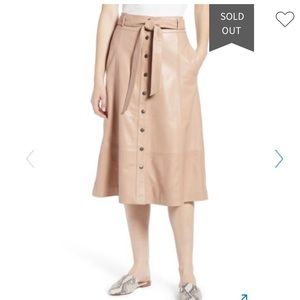 Genuine Leather skirt